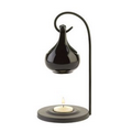 Black Teardrop Oil Warmer